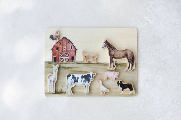 Farm Animals Wooden Puzzle: A Tabitha Paige Puzzle
