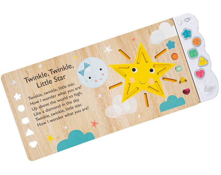 Touch and Trace Nursery Rhymes: Twinkle, Twinkle Little Star with 5-Buttton Light and Sound by Editors of Silver Dolphin Books: Board Books; 10 pages / English