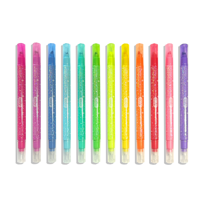 Make no Mistake!: Glittery Erasable Markers (Set of 12)