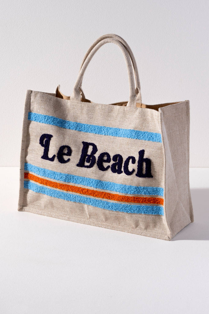 LE BEACH BEACH BAG, NATURAL