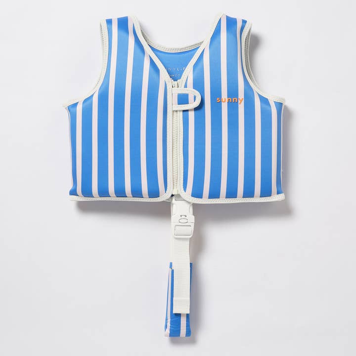 Kids Swim Vest 2-3 Tino the Tiger Blue