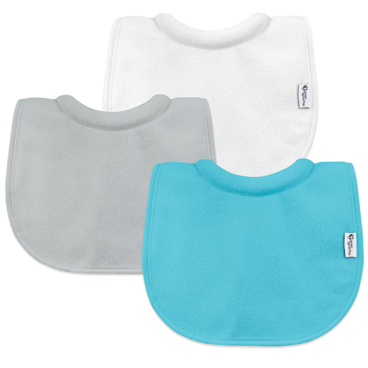 Stay-dry Milk-Catcher Bibs - 3 pack: White Set