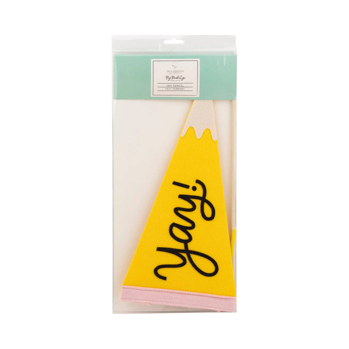 Occasions by Shakira - Yay Pencil Felt Pennant