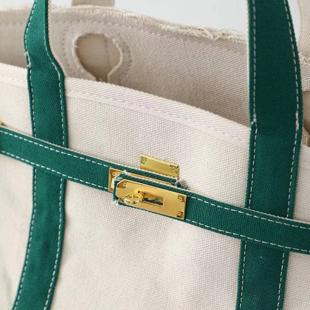 BOATKIN -  Distressed Tote: Green