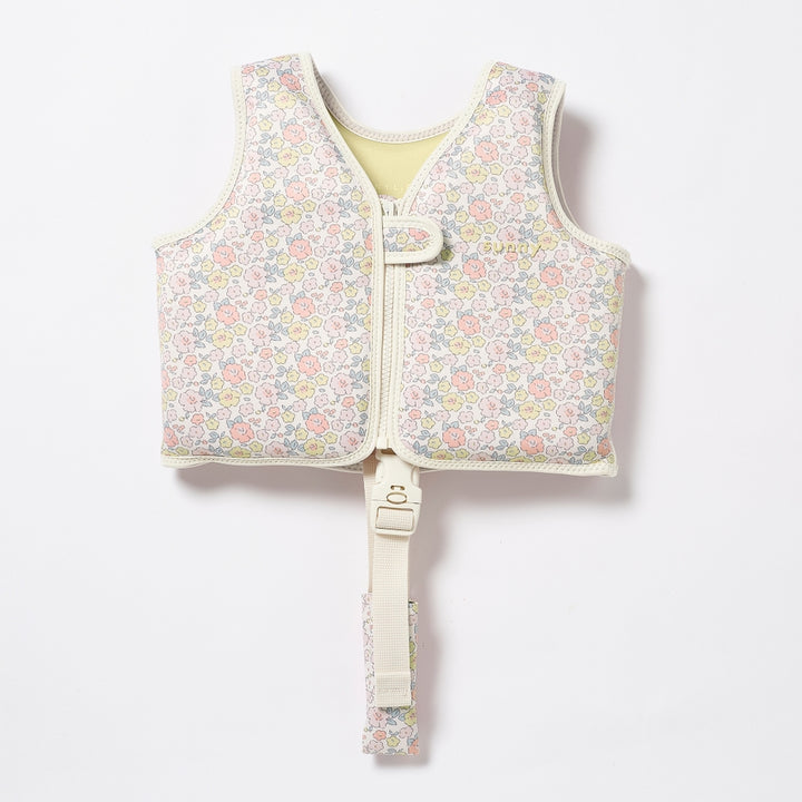 Kids Swim Vest 1-2 Into the Garden Ditsy Floral