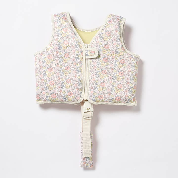 Kids Swim Vest 2-3 Into the Garden Ditsy Floral