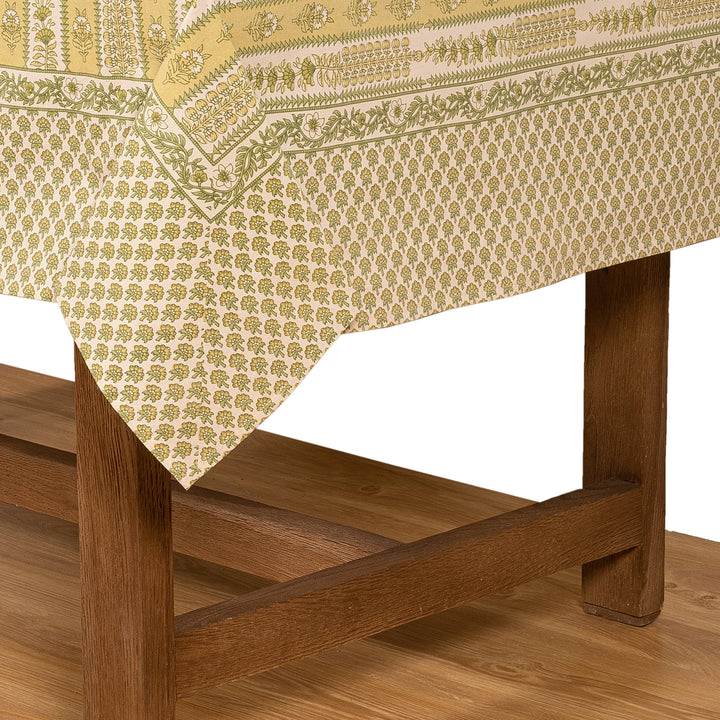 Provence Avignon Pistache Tablecloth: 71" x 106"