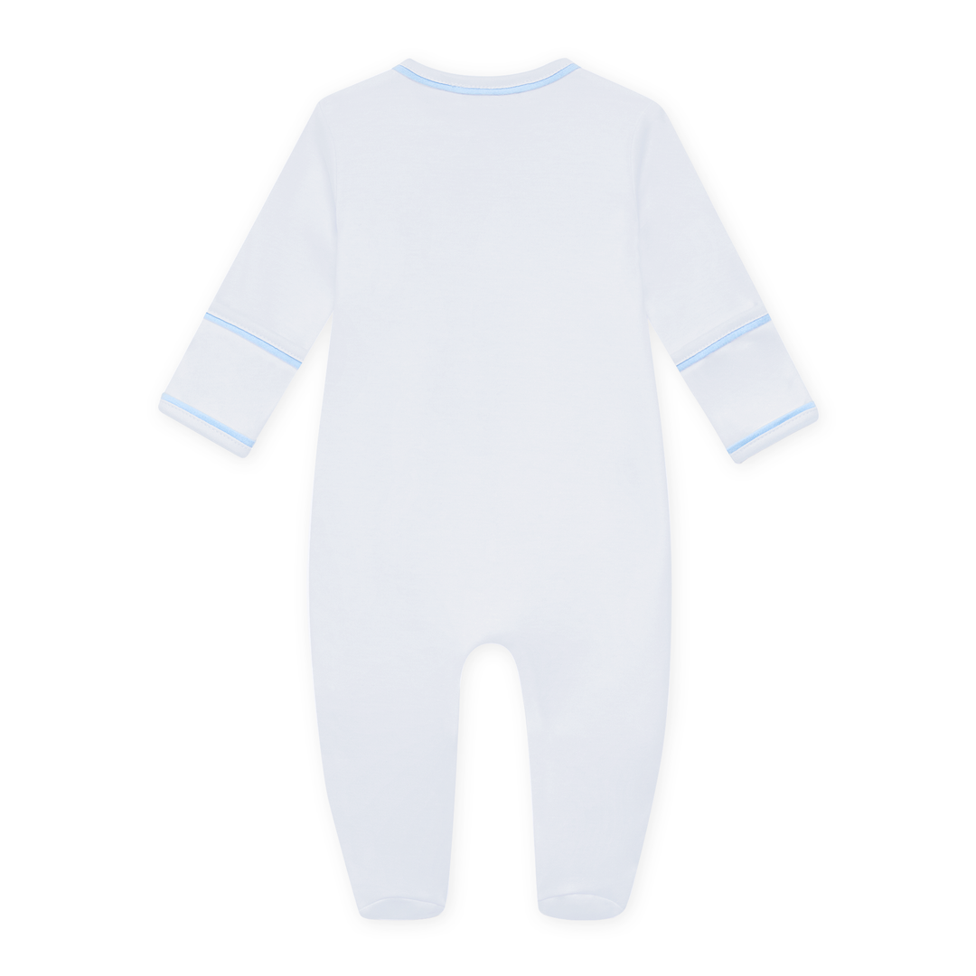 Little Crawlers Footie - Light Blue