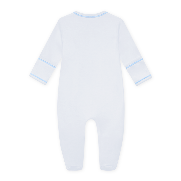 Little Crawlers Footie - Light Blue