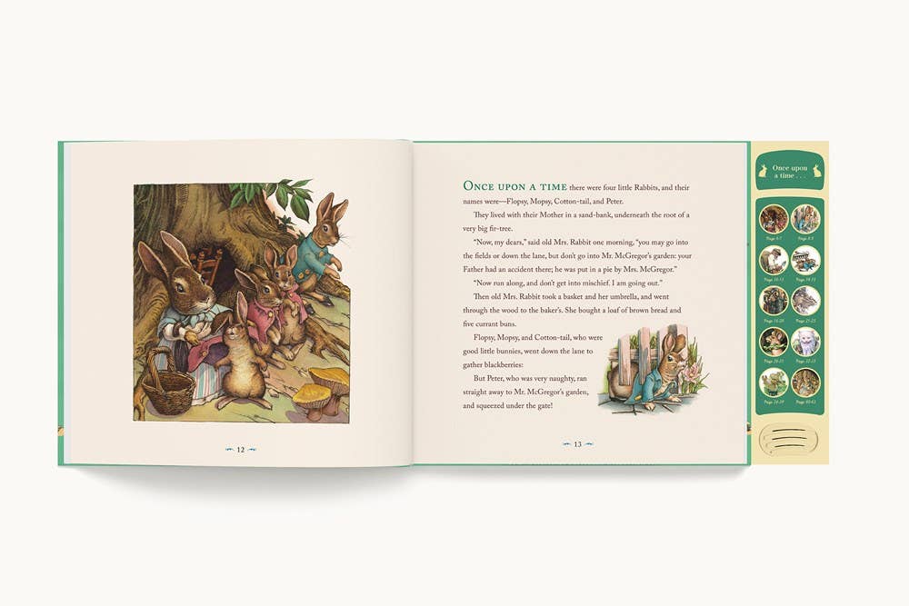 The Classic Tale of Peter Rabbit: A Press and Play Storybook