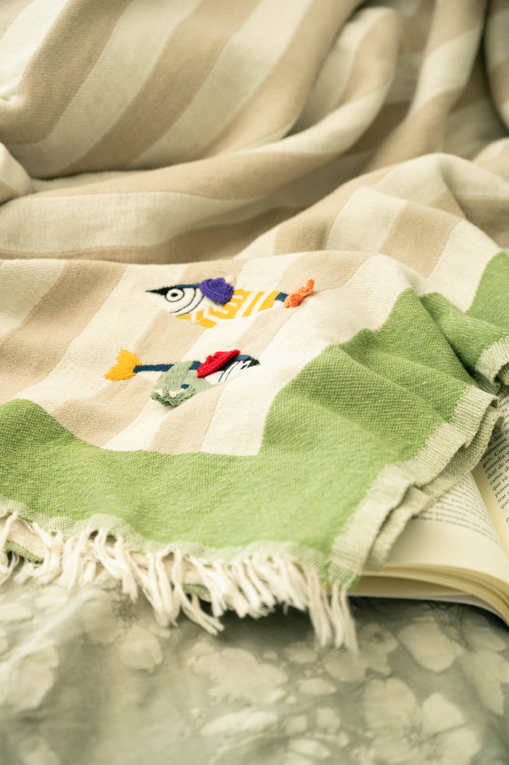 Maris Hand-Stitched Throw