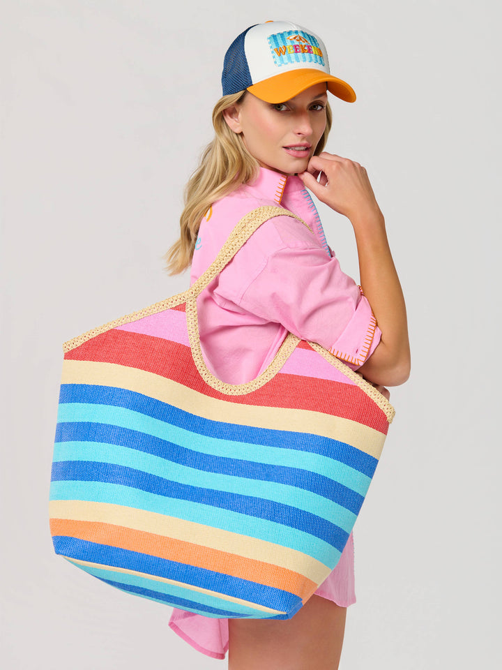 CAPRI TOTE: TAN