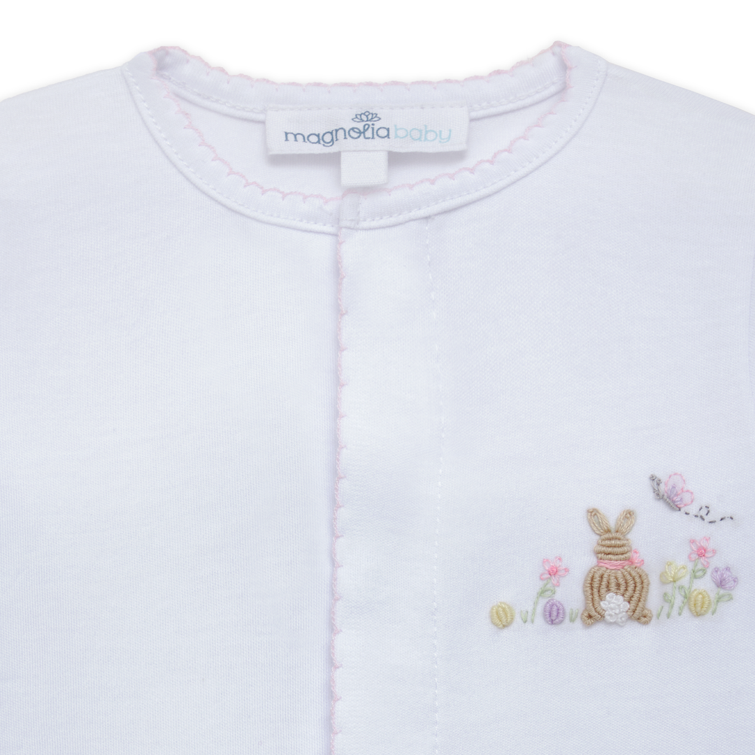 Bunny's Basket Footie - Pink