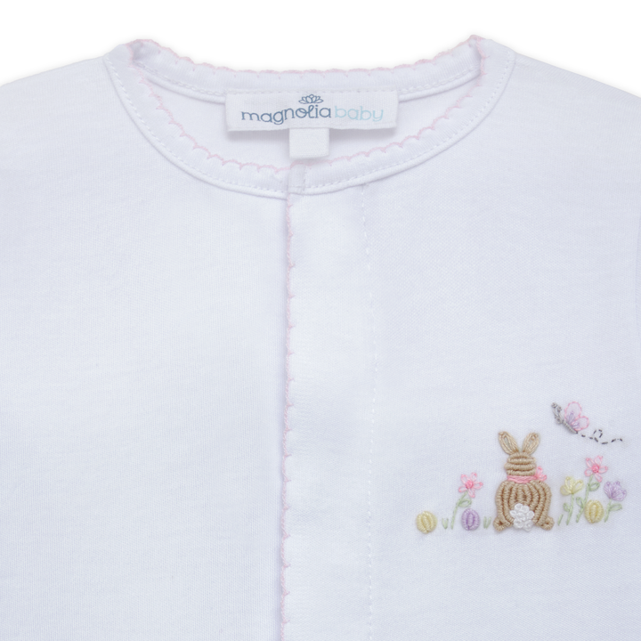 Bunny's Basket Footie - Pink