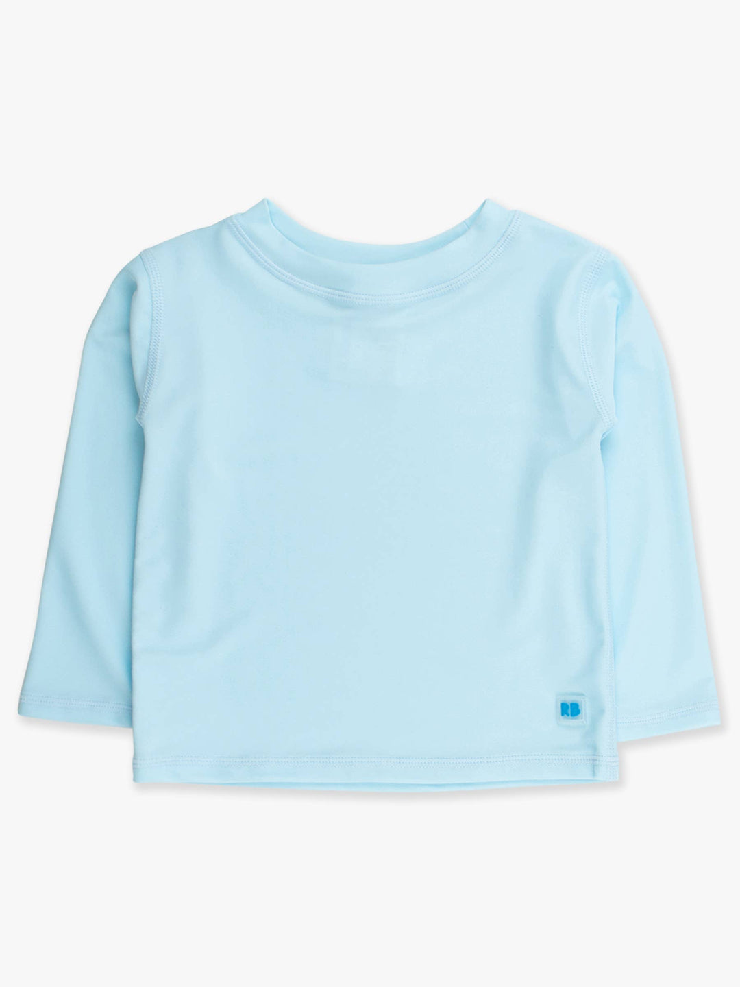 Boys Blue Breeze Long Sleeve Rash Guard: Blue