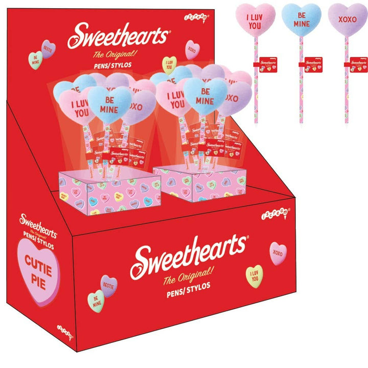Sweethearts Valentines Pens PDQ - 12 pens