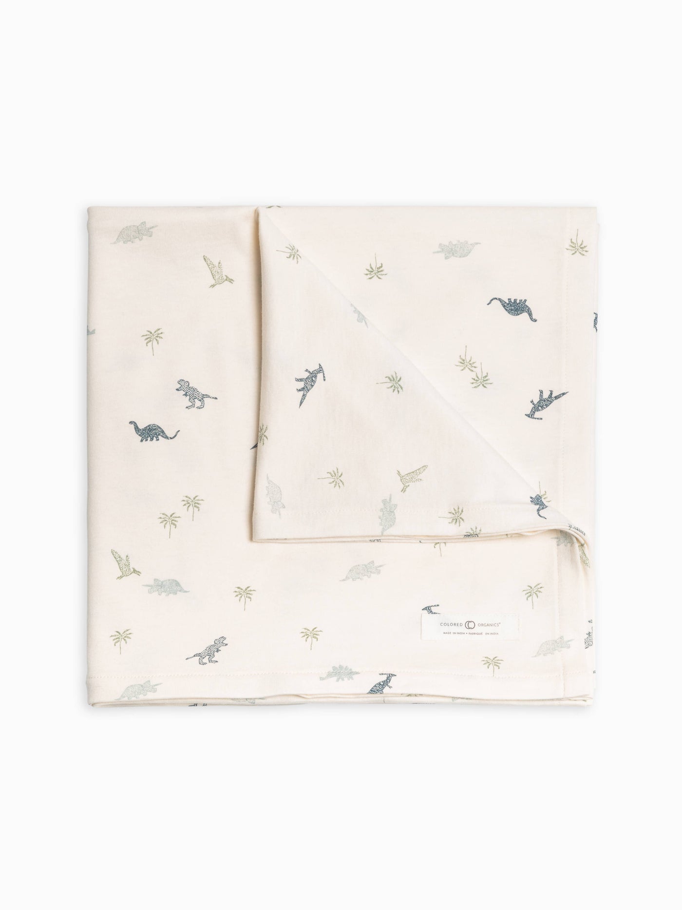 Organic Baby Swaddle Blanket - Dino (multiple colors)