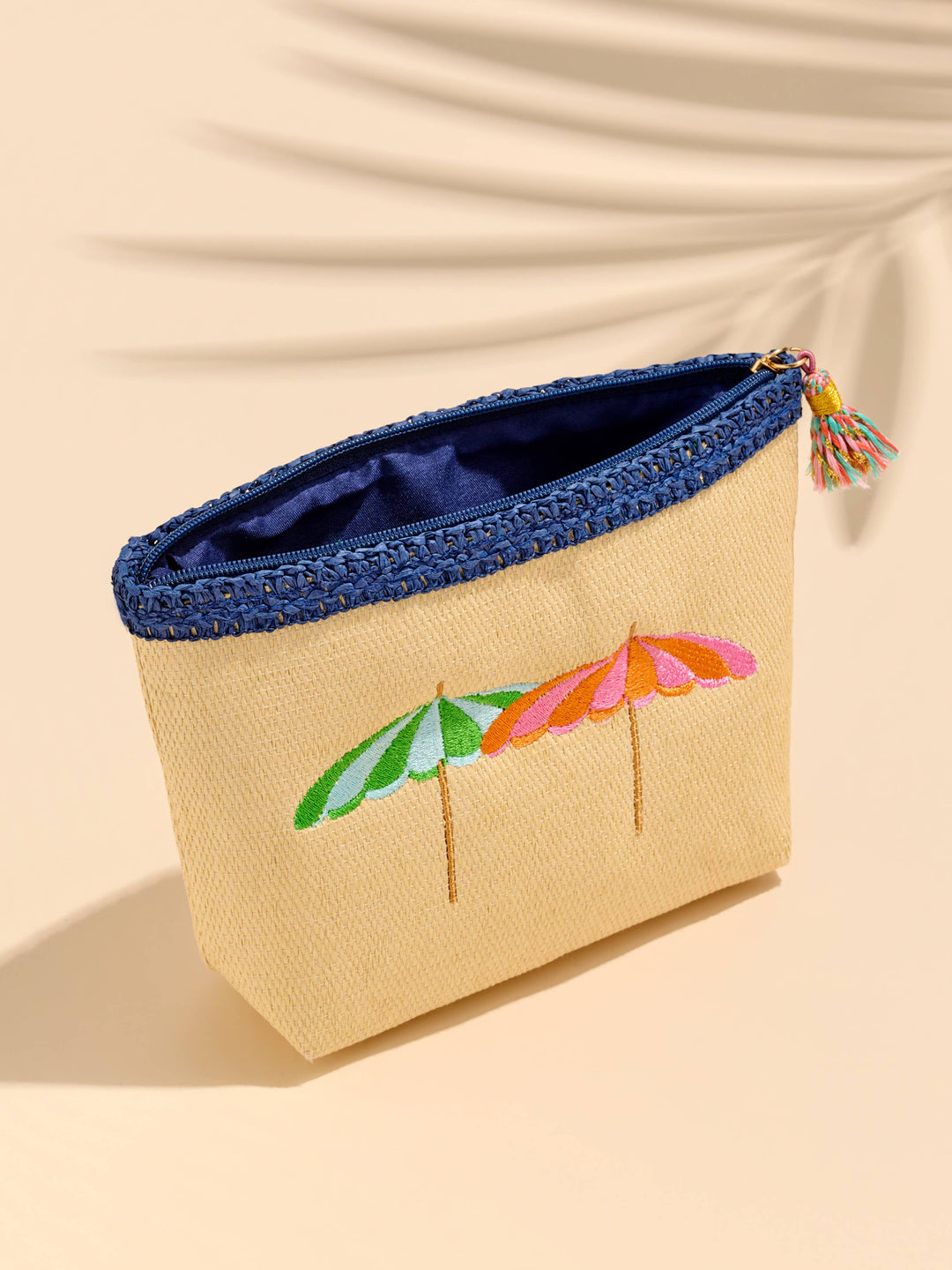 CAPRI ZIP POUCH: TAN