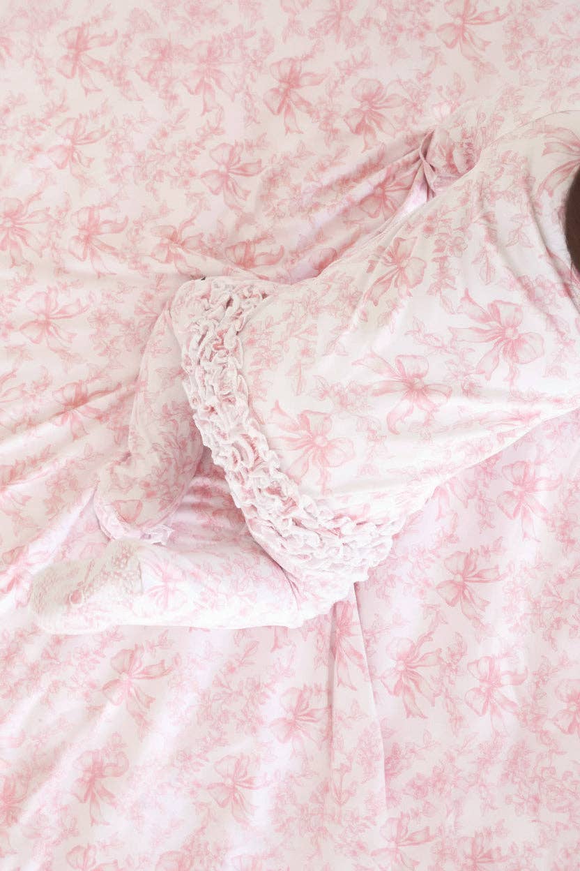 Fancy Frills Ruffle Zipper Footie: 6-9 months