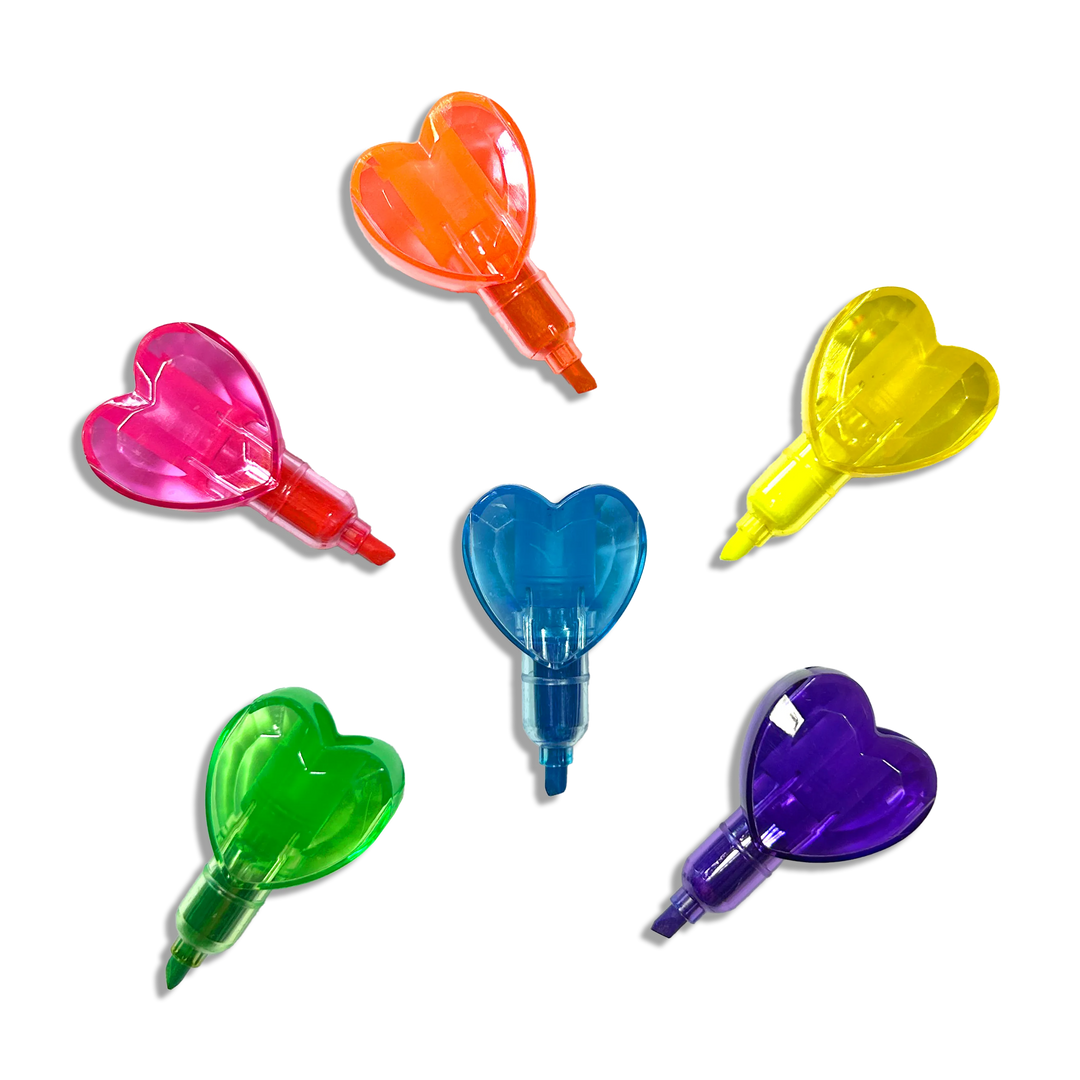 Heart Stacks: Stacking Highlighters
