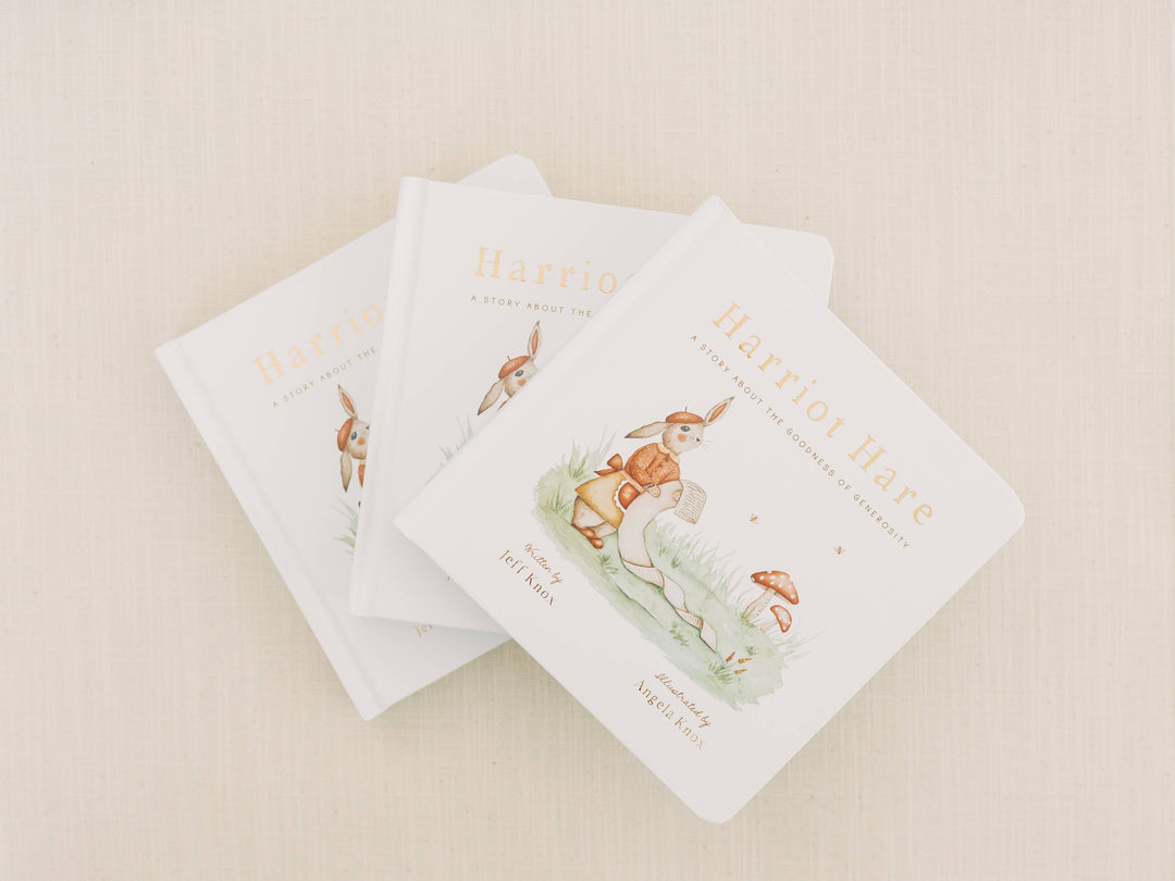 Harriot Hare: A Children's Board Book by Knox, Gold Foil