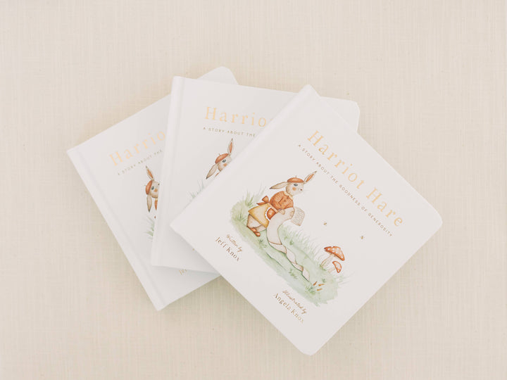 Harriot Hare: A Children's Board Book by Knox, Gold Foil