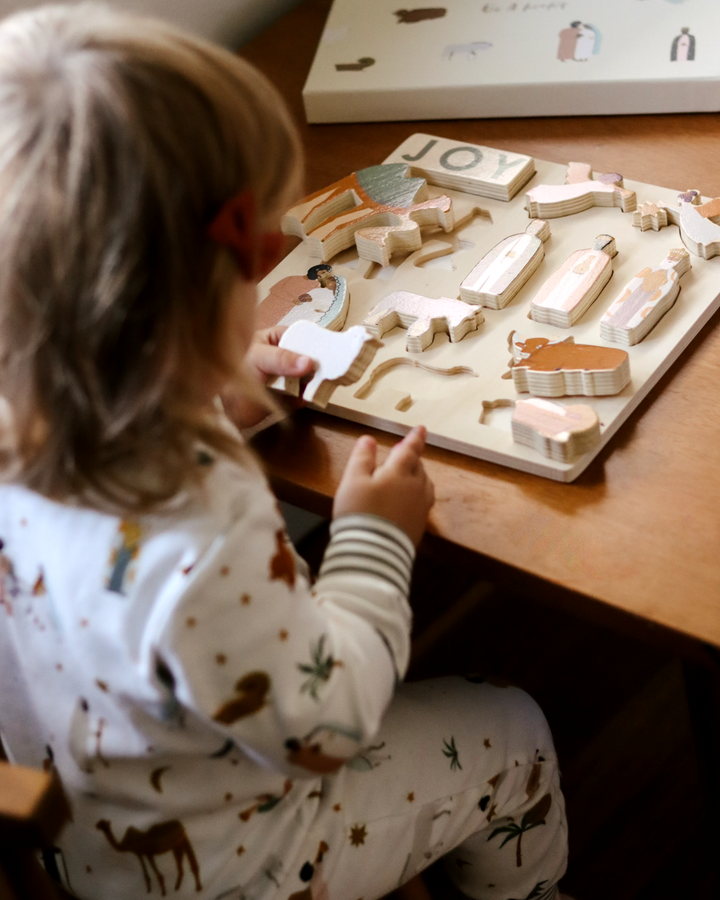 Nativity -  Wooden Puzzle | Catholic Puzzle for Kids