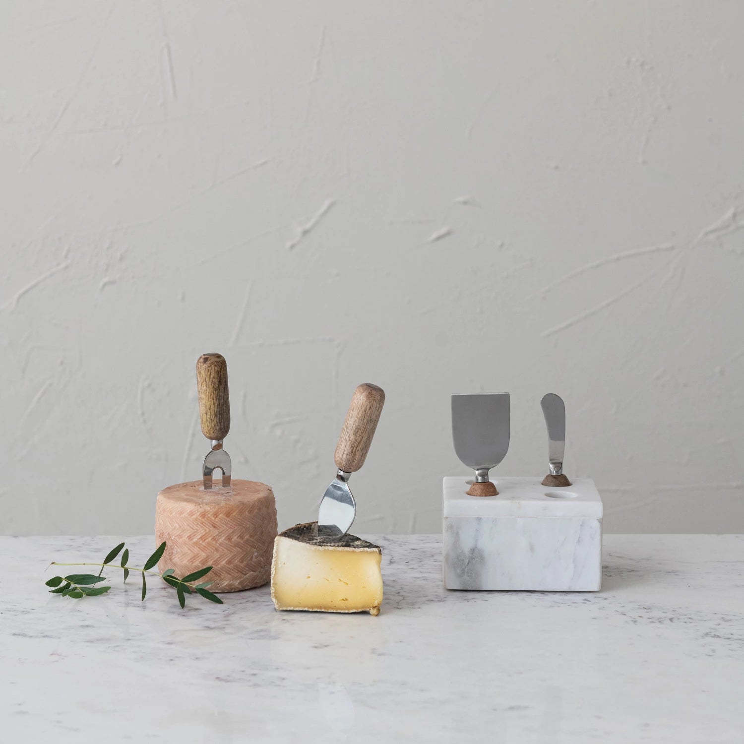 Stitching Around Cheese Servers