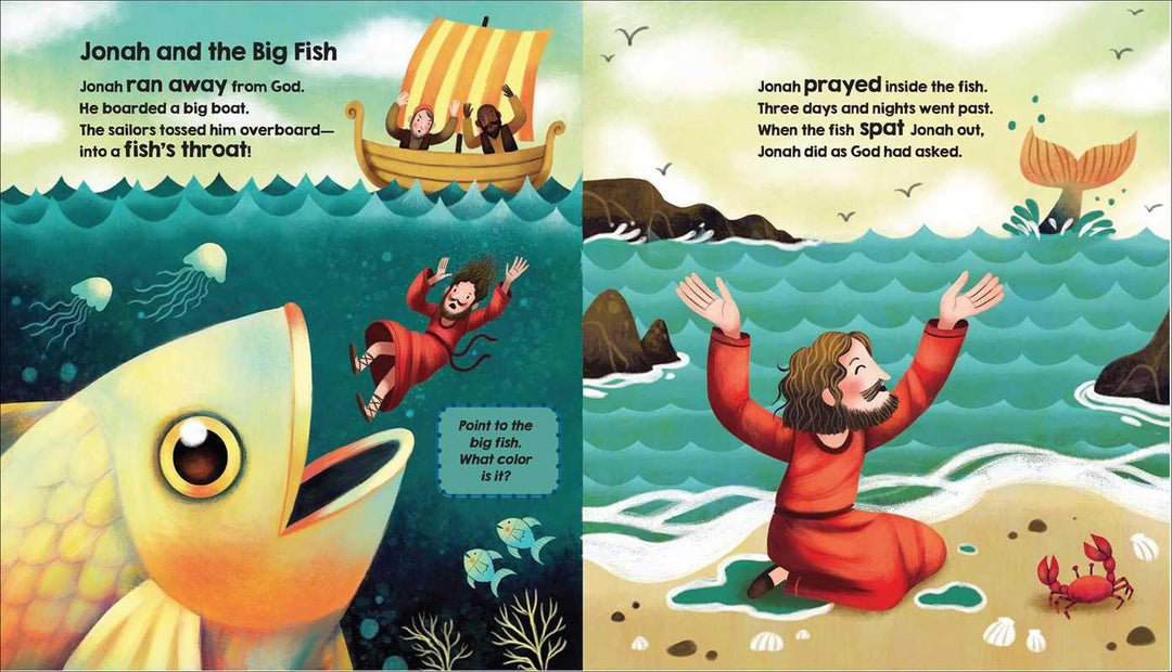 Bible Stories for Little Hands by Editors of Studio Fun International: Board Books; 20 pages / English