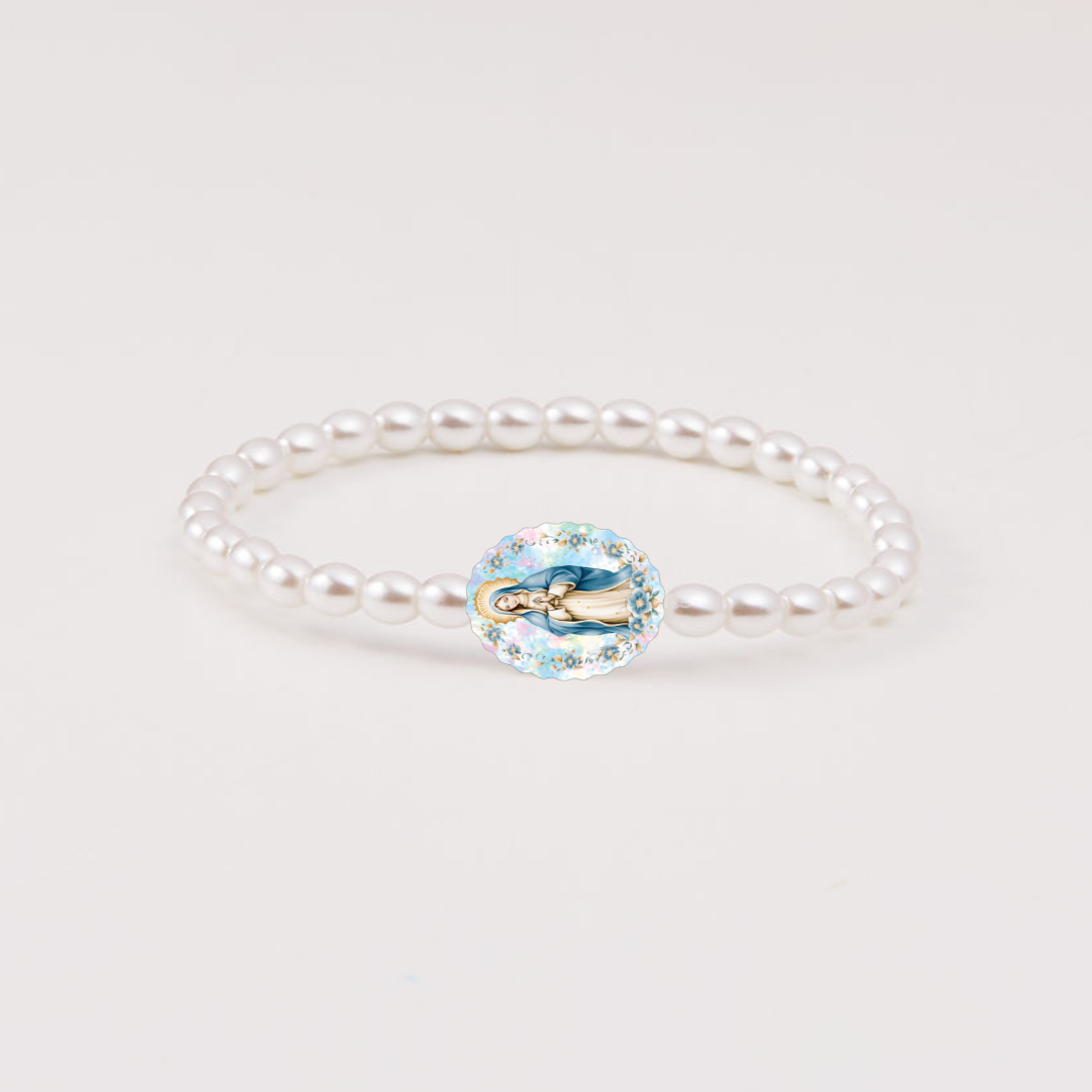 HOLY WATER MIRACULOUS BRACELET : Yellow Gold