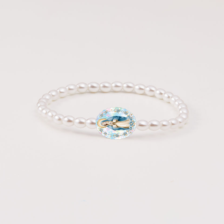 HOLY WATER MIRACULOUS BRACELET : Yellow Gold