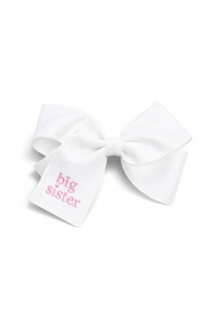 Big Sister Hair Bow: Pink