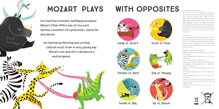 Baby Mozart: A Classical Music Sound Book (With 6 Magical Melodies) by Little Genius Books: Board Books; 14 pages / English