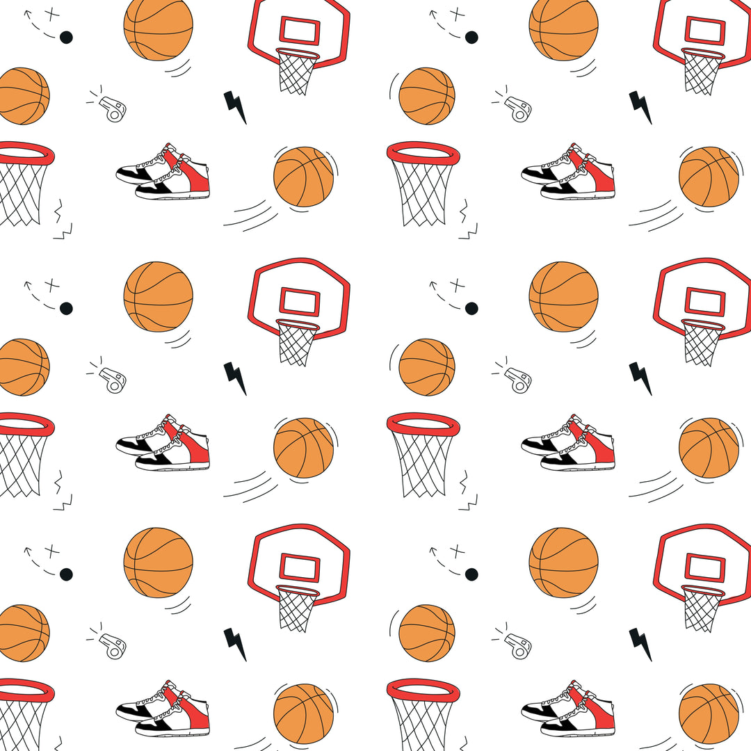 Basketball Zipper Footie