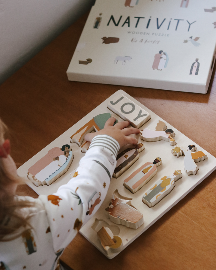 Nativity -  Wooden Puzzle | Catholic Puzzle for Kids