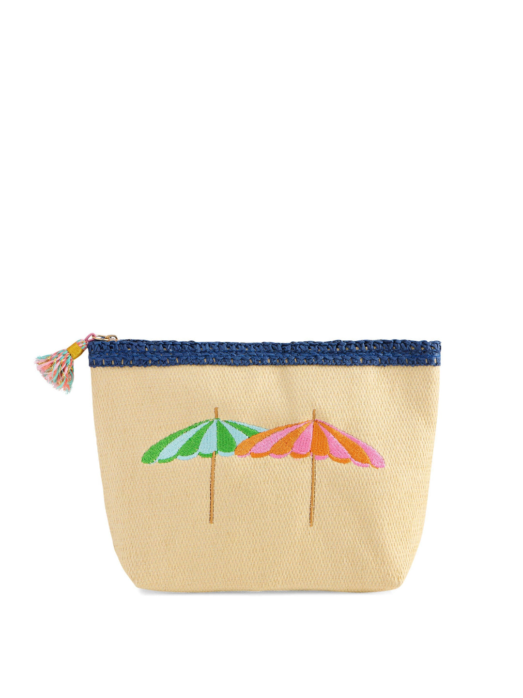 CAPRI ZIP POUCH: TAN