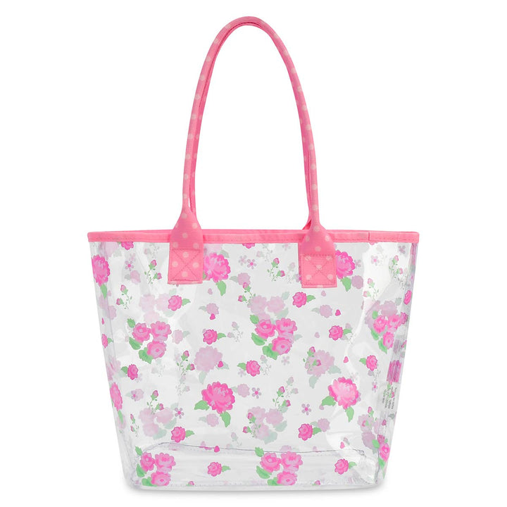 Pretty in Pink Clear Tote Bag