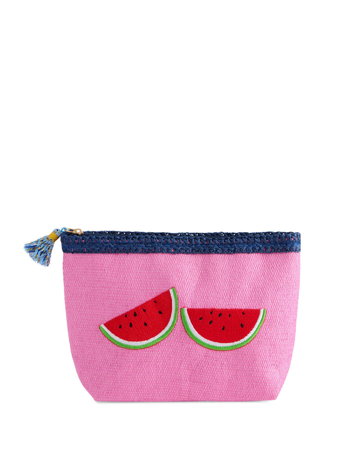 CAPRI ZIP POUCH: TAN