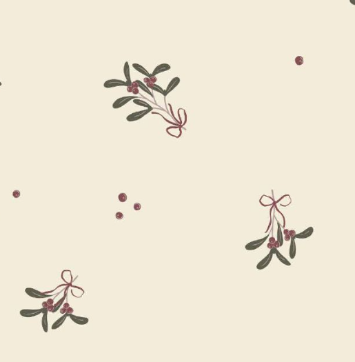 Baby Peyton Footed Sleeper - Mistletoe / Mulberry
