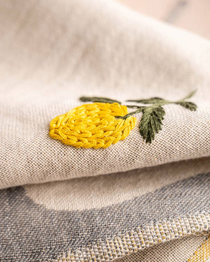 Lemon - Hand Stitched Kitchen Towel