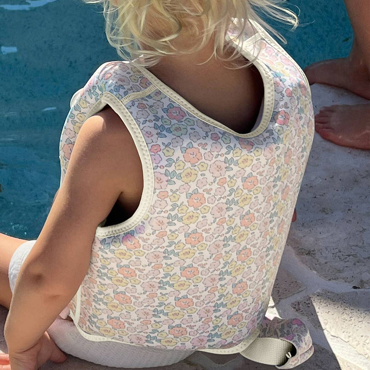 Kids Swim Vest 1-2 Into the Garden Ditsy Floral