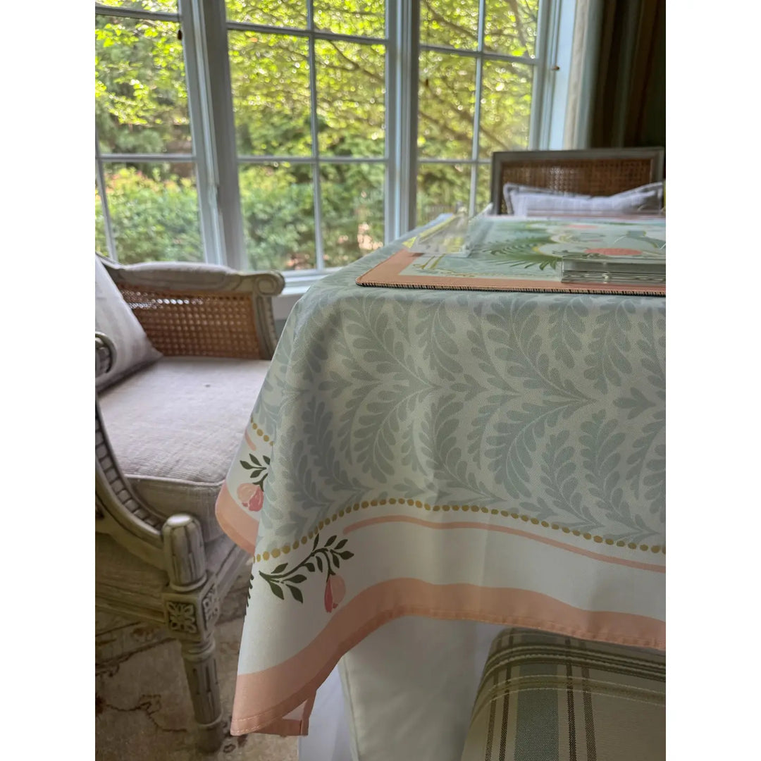Pineapple Palms Mahjong Mat and TableCloth Set