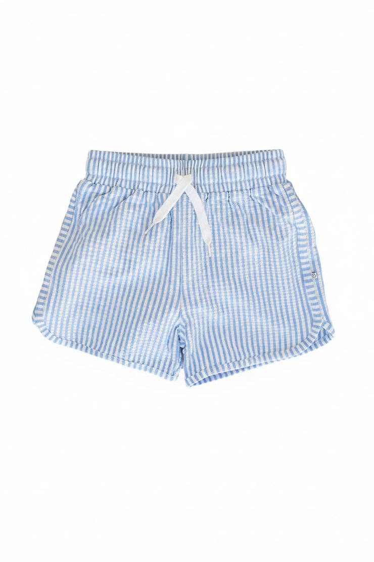 Boy's Swim Trunks | Seersucker 5/6