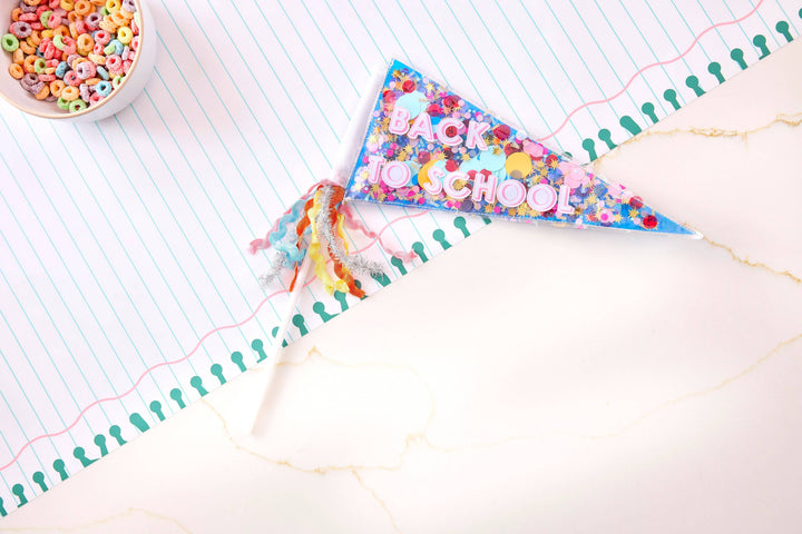 Customizable Back to School Pennant Kit
