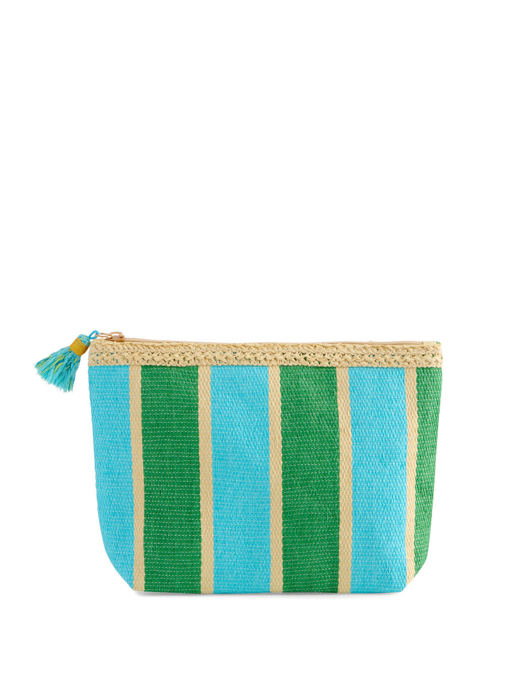 CAPRI ZIP POUCH: TAN