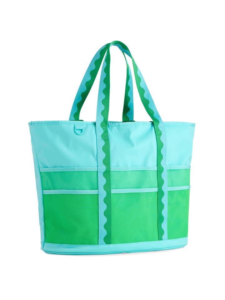 CAMDEN NEOPRENE TOTE: NAVY