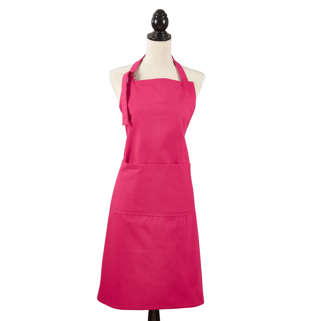 Denim Apron: Rose / Full