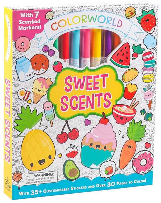 ColorWorld: Sweet Scents by Editors of Silver Dolphin Books: Kit - Paperback; 64 pages / English