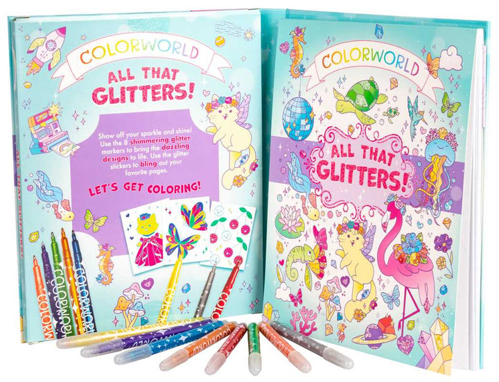 ColorWorld: All That Glitters! by Editors of Silver Dolphin Books: Kit - Paperback; 64 pages / English