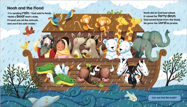 Bible Stories for Little Hands by Editors of Studio Fun International: Board Books; 20 pages / English